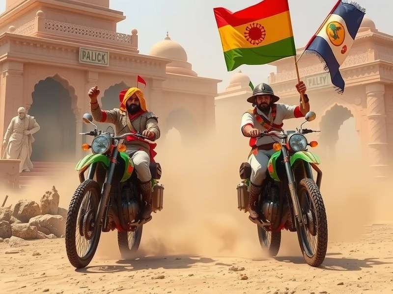 Rajput Rally Conqueror - Authentic Indian Setting